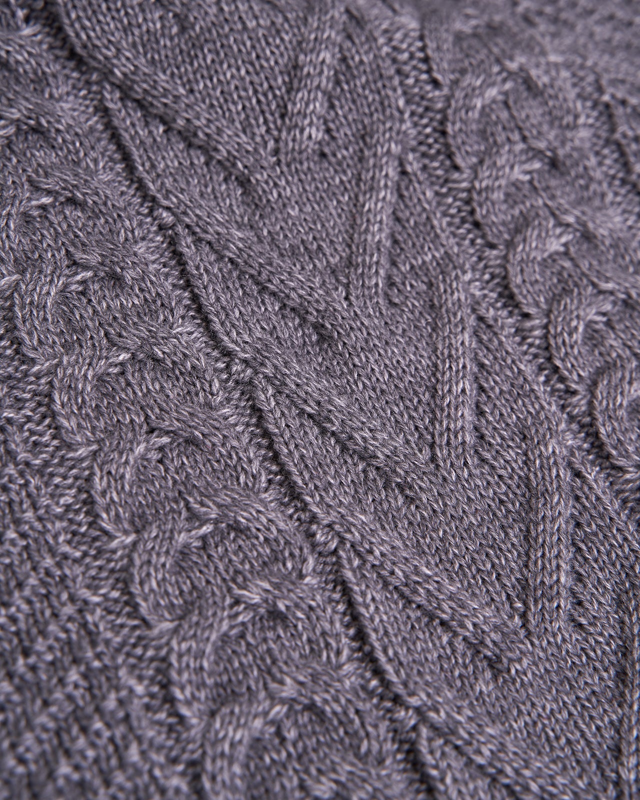 grey wool turtleneck collar details