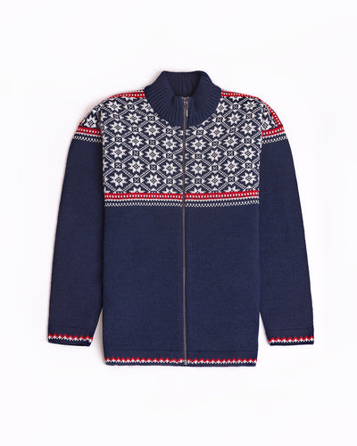 traditional wool cardigan for men