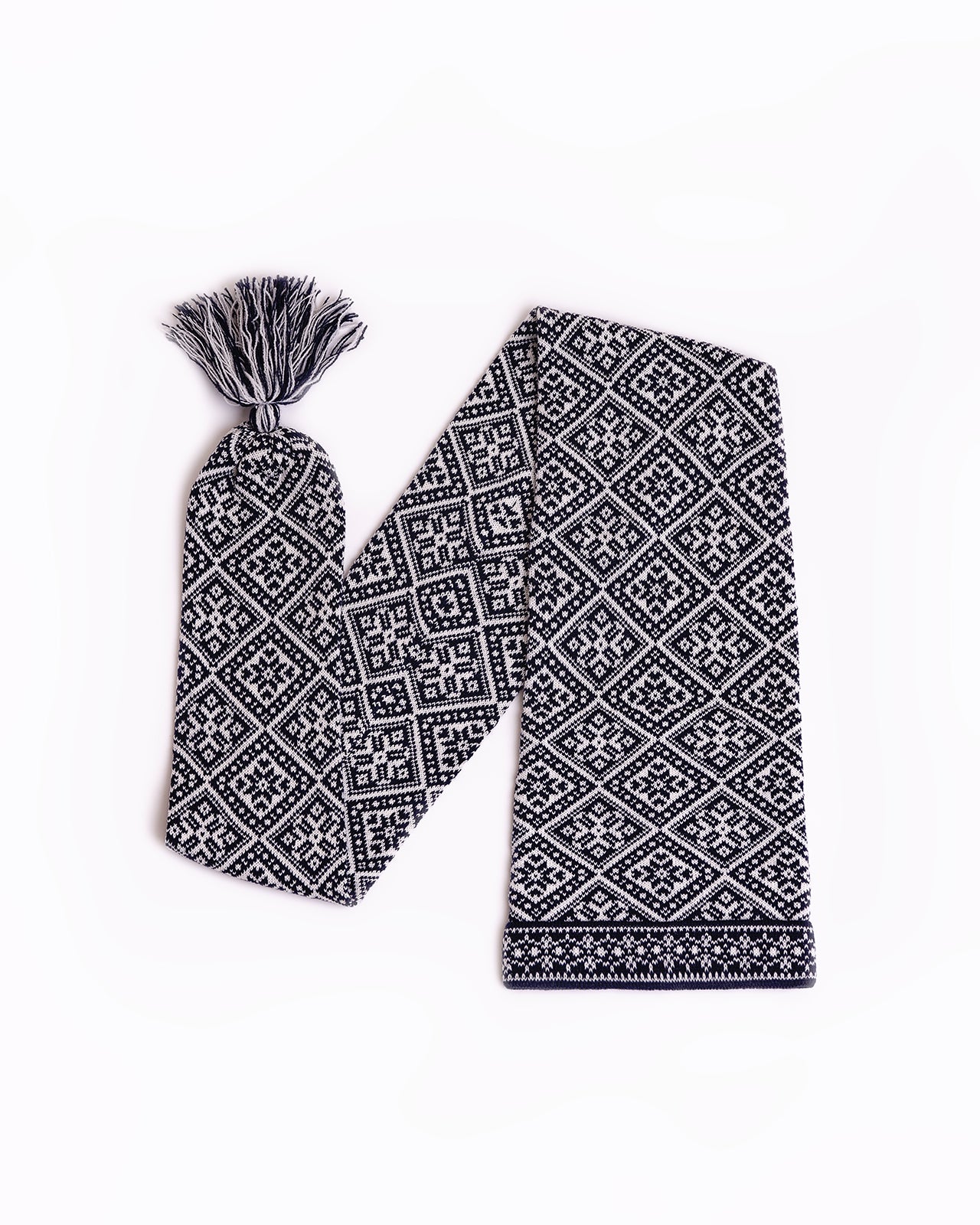 Traditional hat and Scarf together