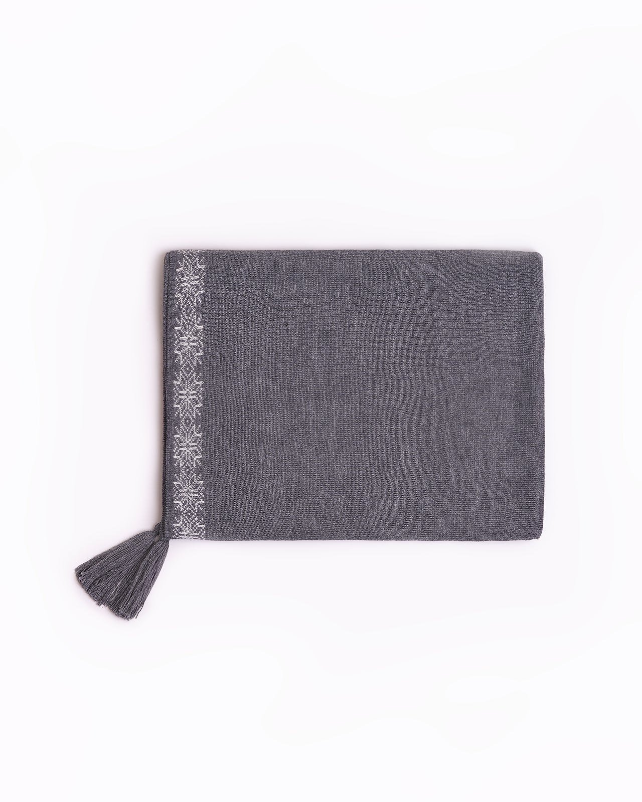 grey merino wool poncho