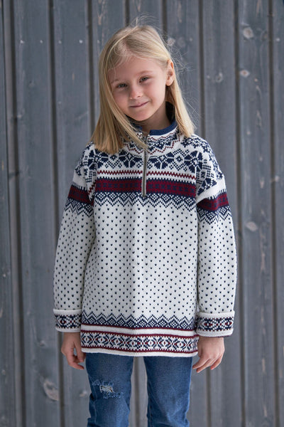 Ruhnu kid's woolen sweater | Natural Style Estonia