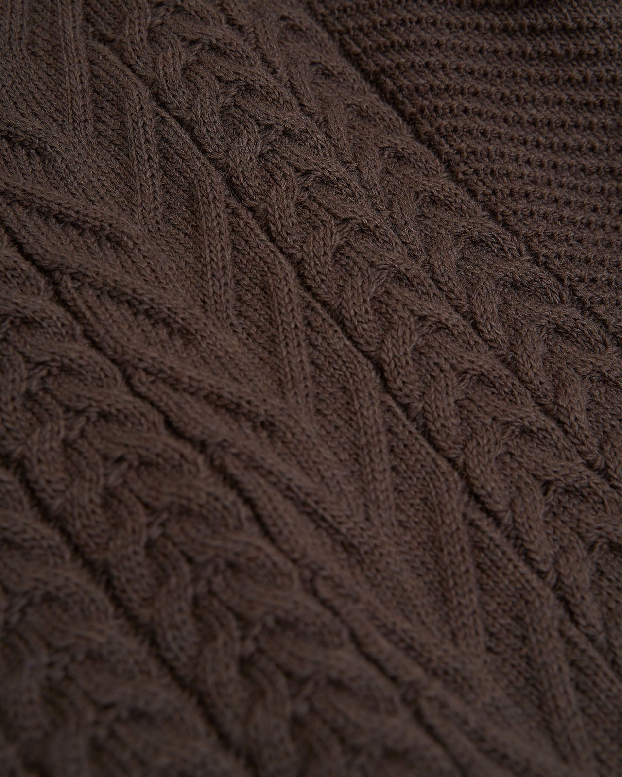 braids on wool men's sweater