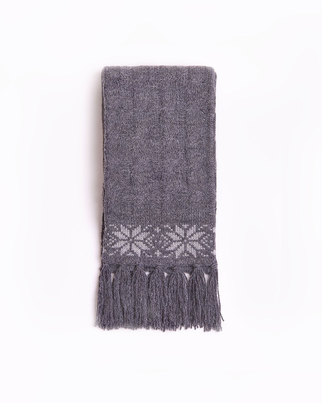 wool grey scarf 