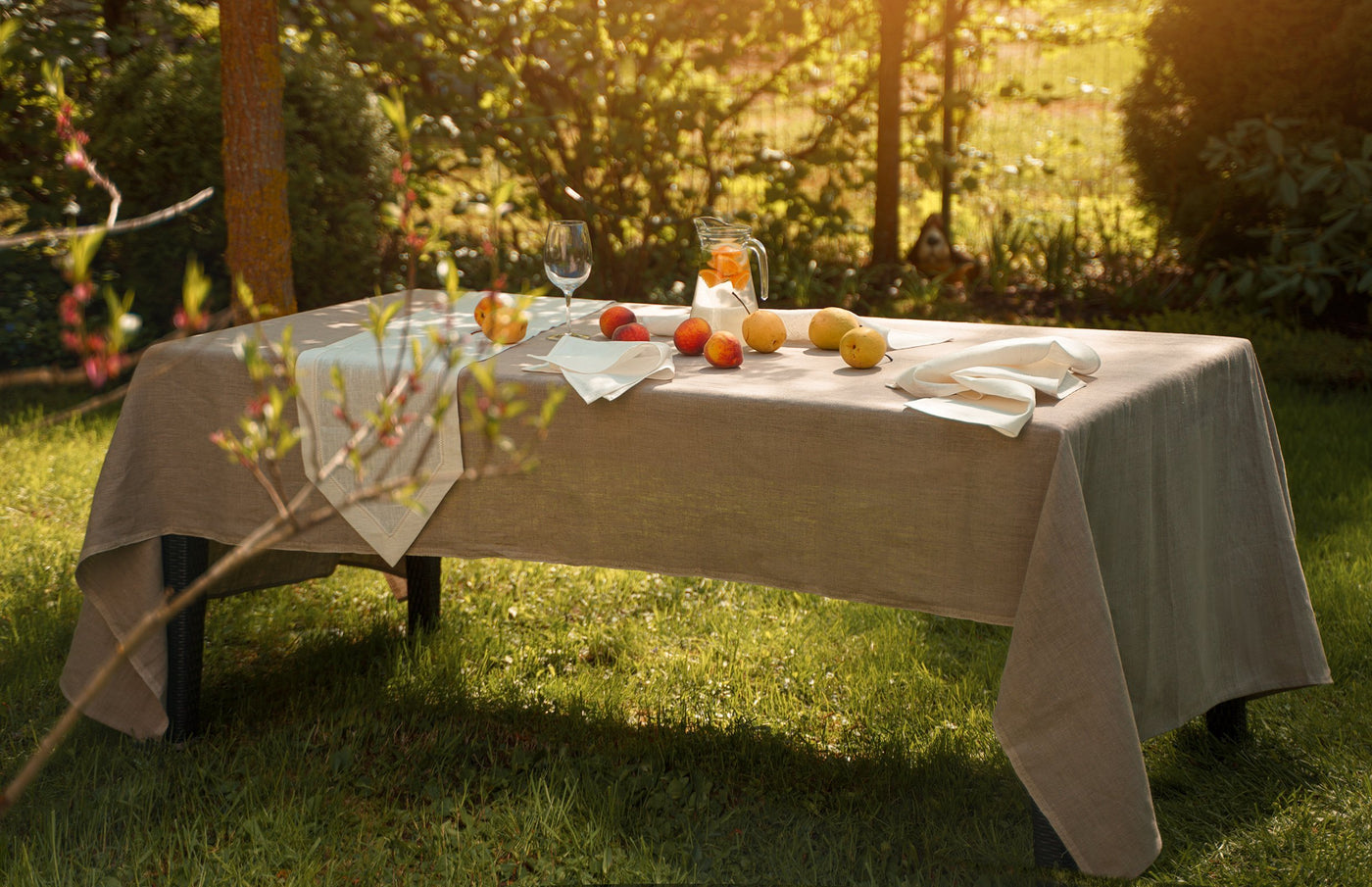 Natural linen tablecloth - Natural Style Estonia