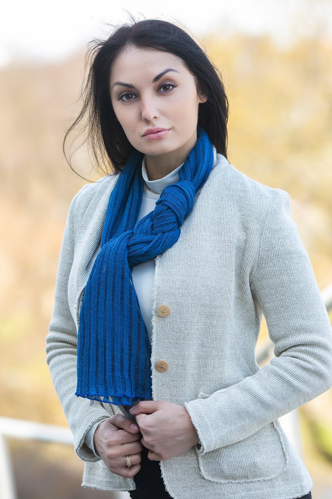 Simuna women's linen jacket - Natural Style Estonia