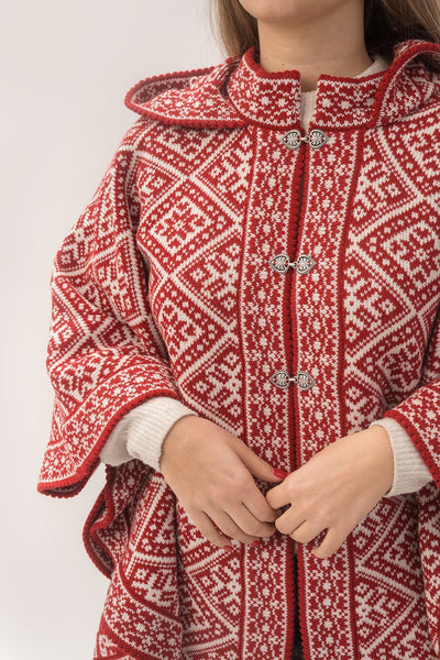 Muhu woolen poncho - Natural Style Estonia