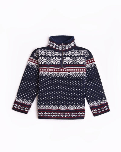 Nordic kid's wool sweater